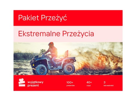 Pakiet Przeżyć "Ekstremalne Przeżycia" 