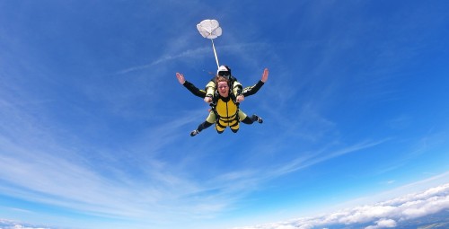 Skok ze Spadochronem dla Dwojga | Kraków - Prezent dla Niej _PP