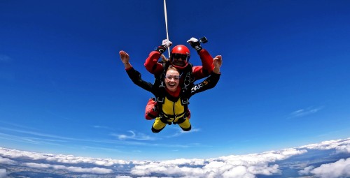 Skok ze Spadochronem dla Dwojga | Kraków - Prezent dla Kobiety _PP