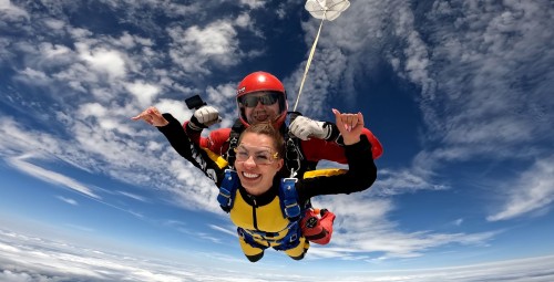 Skok ze Spadochronem dla Dwojga | Kraków - Prezent dla Koleżanki _PP