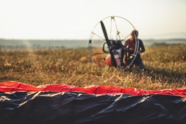 Lot Paralotnią dla Dwojga | Mirosławice | Wrocław - prezent dla pary_S