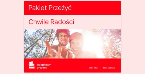 Pakiet Przeżyć Chwile Radości - prezent dla niego
