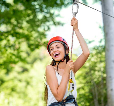 Zjazd Tyrolski w Adventure Park | Trójmiasto