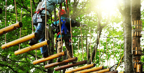 Przygoda w Parku Linowym Adventure Park | Trójmiasto -prezent dla kobiety