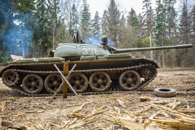 Przejażdżka Czołgiem T-55 | Warszawa Chrcynno -prezent na 18tke_S