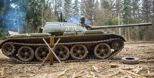 Przejażdżka Czołgiem T-55 | Warszawa Chrcynno -prezent na 18tke_S