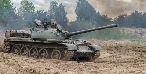 Przejażdżka Czołgiem T-55 | Warszawa Chrcynno-prezent na urodziny