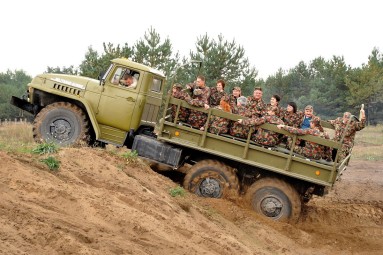 Przejażdżka Wojskową Ciężarówką z Napędem 6x6 - Ural 4320 | Borne Sulinowo -prezent dla mężczyzny