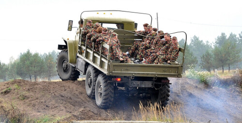 Przejażdżka Wojskową Ciężarówką z Napędem 6x6 - Ural 4320 | Borne Sulinowo -prezent dla ojca