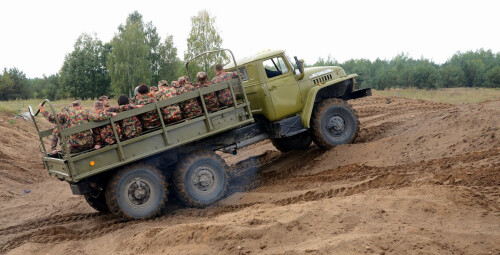 Przejażdżka Wojskową Ciężarówką z Napędem 6x6 - Ural 4320 | Borne Sulinowo -prezent na dzień ojca
