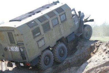 Przejażdżka Wojskową Ciężarówką z Napędem 6x6 - Ural 375 | Borne Sulinowo- prezent na dzień chlopaka