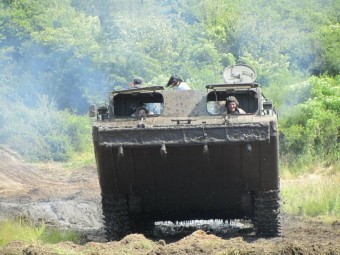 Poprowadź Wojskową Amfibię Gąsienicową PTS-M | Borne Sulinowo-Prezent dla Mężczyzny_P