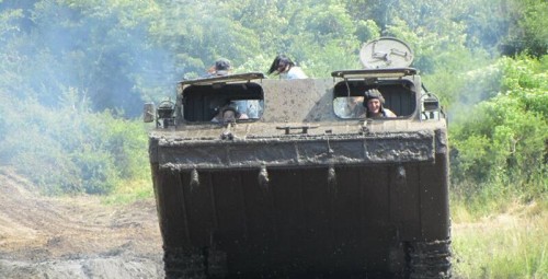 Poprowadź Wojskową Amfibię Gąsienicową PTS-M | Borne Sulinowo-Prezent dla Mężczyzny_P