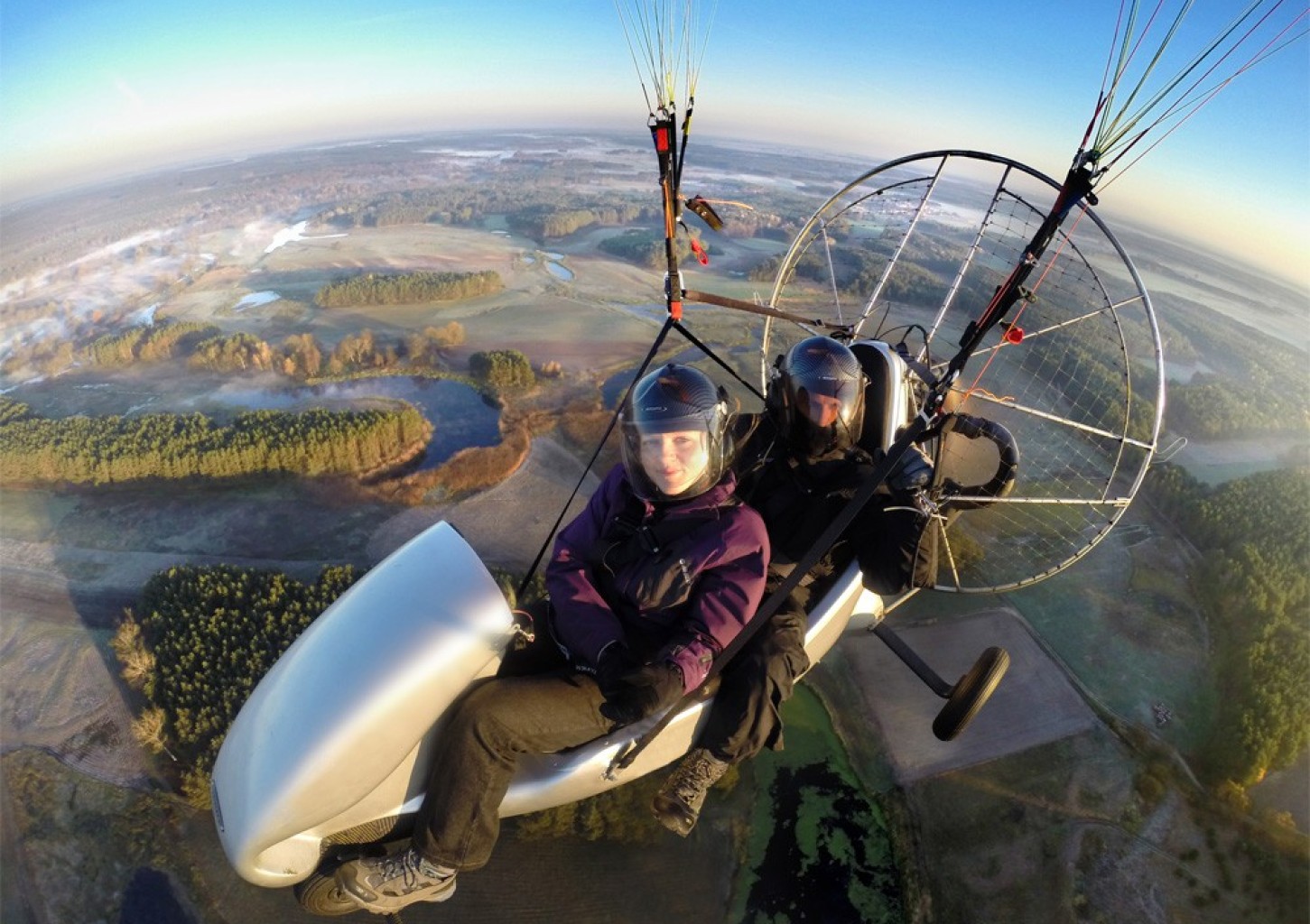 Lot Motoparalotnią nad Rozlewiskami Warty dla Dwojga | Poznań (okolice)
