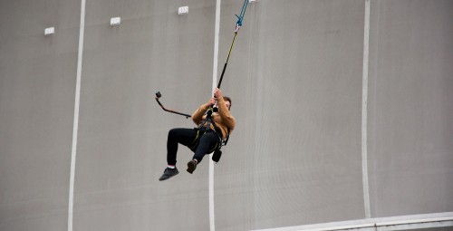 Dream Jump- Skok na Linie z Dachu Stadionu Wrocław-prezent dla męża_S