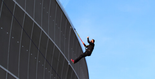 Dream Jump- Skok na Linie z Dachu Stadionu Wrocław-prezent dla męża_P