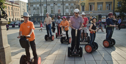 Ekskluzywna Wycieczka Segwayem po Warszawie -prezent na urodziny