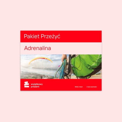 Pakiet Przeżyć "Adrenalina"