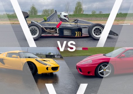 Ferrari Modena vs. Lotus Exige vs. Formuła Jedi | Wiele Lokalizacji