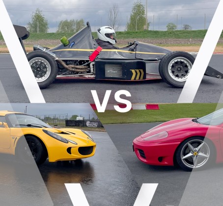 Ferrari Modena vs. Lotus Exige vs. Formuła Jedi | Wiele Lokalizacji