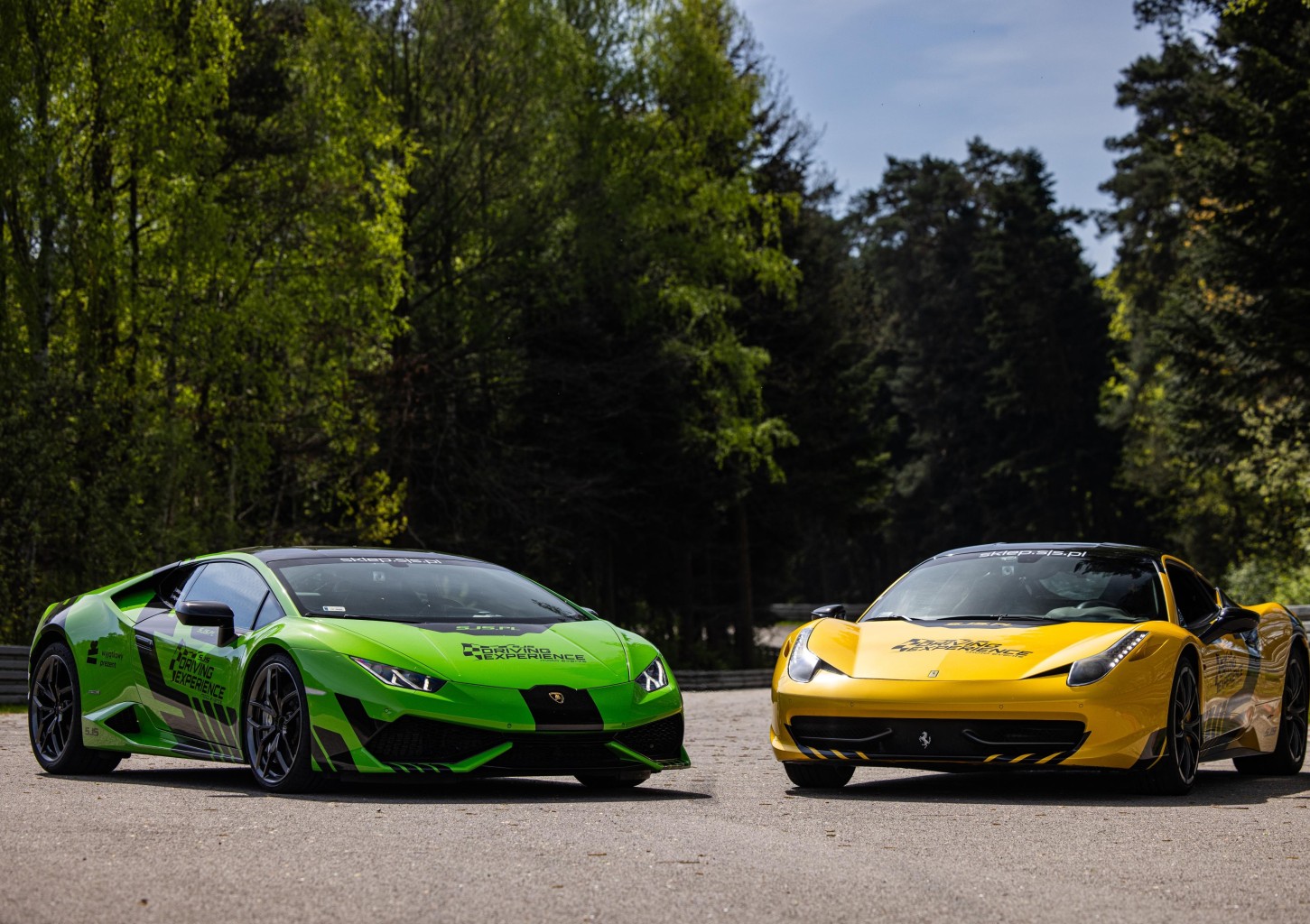 Pojedynek Lamborghini Huracán vs. Ferrari 458 Italia | Wiele Lokalizacji
