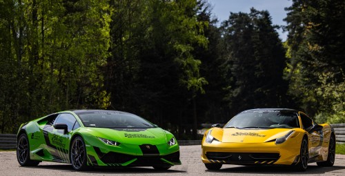 Pojedynek Lamborghini Huracán vs Ferrari 458 Italia | Wiele Lokalizacji-Prezent dla Mężczyzny_P