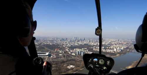 Lot Widokowy Helikopterem nad Warszawą - Prezent dla niego