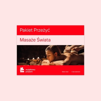 Pakiet Przeżyć "Masaże Świata"
