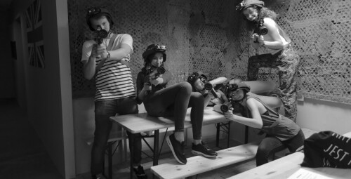 Paintball Laserowy - Rozgrywka dla 4 Osób (40 min.) - Prezent dla przyjaciół