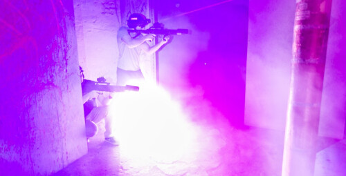 Paintball Laserowy - Rozgrywka dla 4 Osób (40 min.) - Prezent dla aktywnych