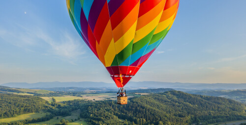 Lot Widokowy Balonem dla Dwojga- prezent dla znajomych_P