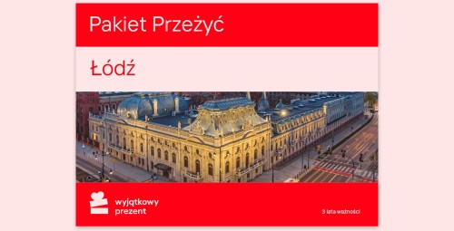 Pakiet Przeżyć Łódź -prezent na święta