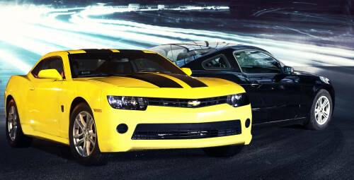 Amerykański Pojedynek Chevrolet Camaro vs Ford Mustang (2 okrążenia)  - prezent dla mężą