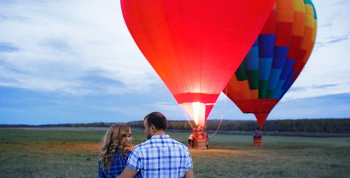 Lot Balonem dla Dwóch Osób - prezent dla zakochanych_S