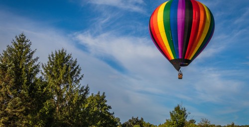 Lot Balonem dla Dwóch Osób - prezent dla dziadków_S