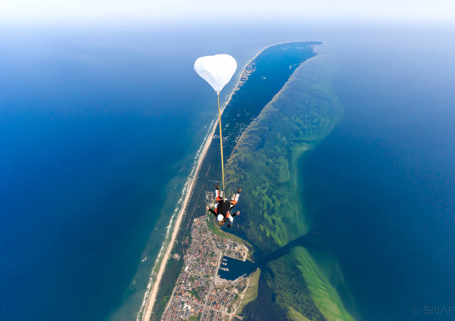 Skok ze Spadochronem z Filmowaniem nad Helem | Hel