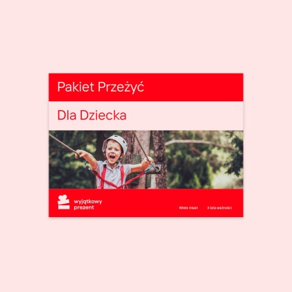 Pakiet Przeżyć "Dla Dziecka"