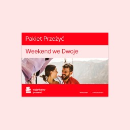 Pakiet Przeżyć Weekend we Dwoje - prezent dla dziadków