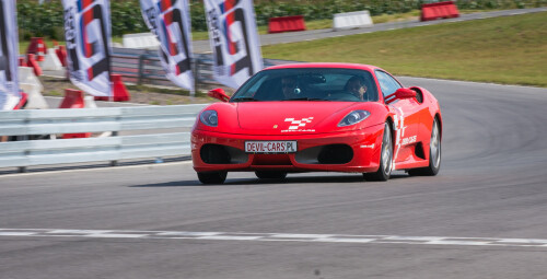 Pojedynek Ferrari F430 vs Audi R8 (2 okrążenia) | Tor Główny - prezent dla męża_P