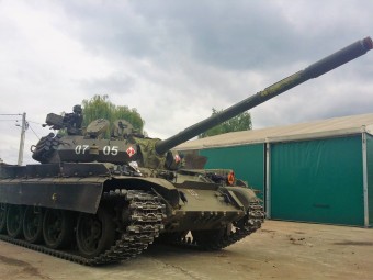 Przejażdżka czołgiem T-55 - prezent dla męża_P