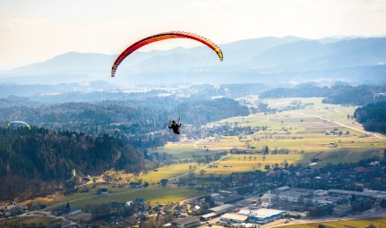 Lot Paralotnią nad Górami - prezent dla niego _S