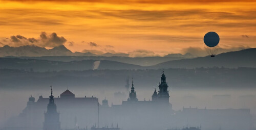 Lot Balonem nad Krakowem dla Dwojga | Kraków - prezent dla pary