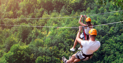 Przygoda na Linach ze Zjazdem Tyrolskim | Kielce | Struktura Mobilne Centrum Wspinaczkowe - prezent dla chłopaka_SS