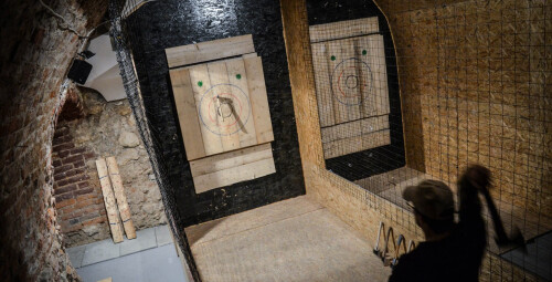 Rzucanie Siekierami do Celu - prezent dla brata P