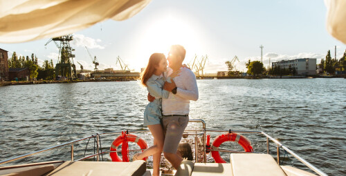 Rejs Katamaranem dla Dwojga | Gdańsk | Baby Blue Katamaran - prezent dla pary_P
