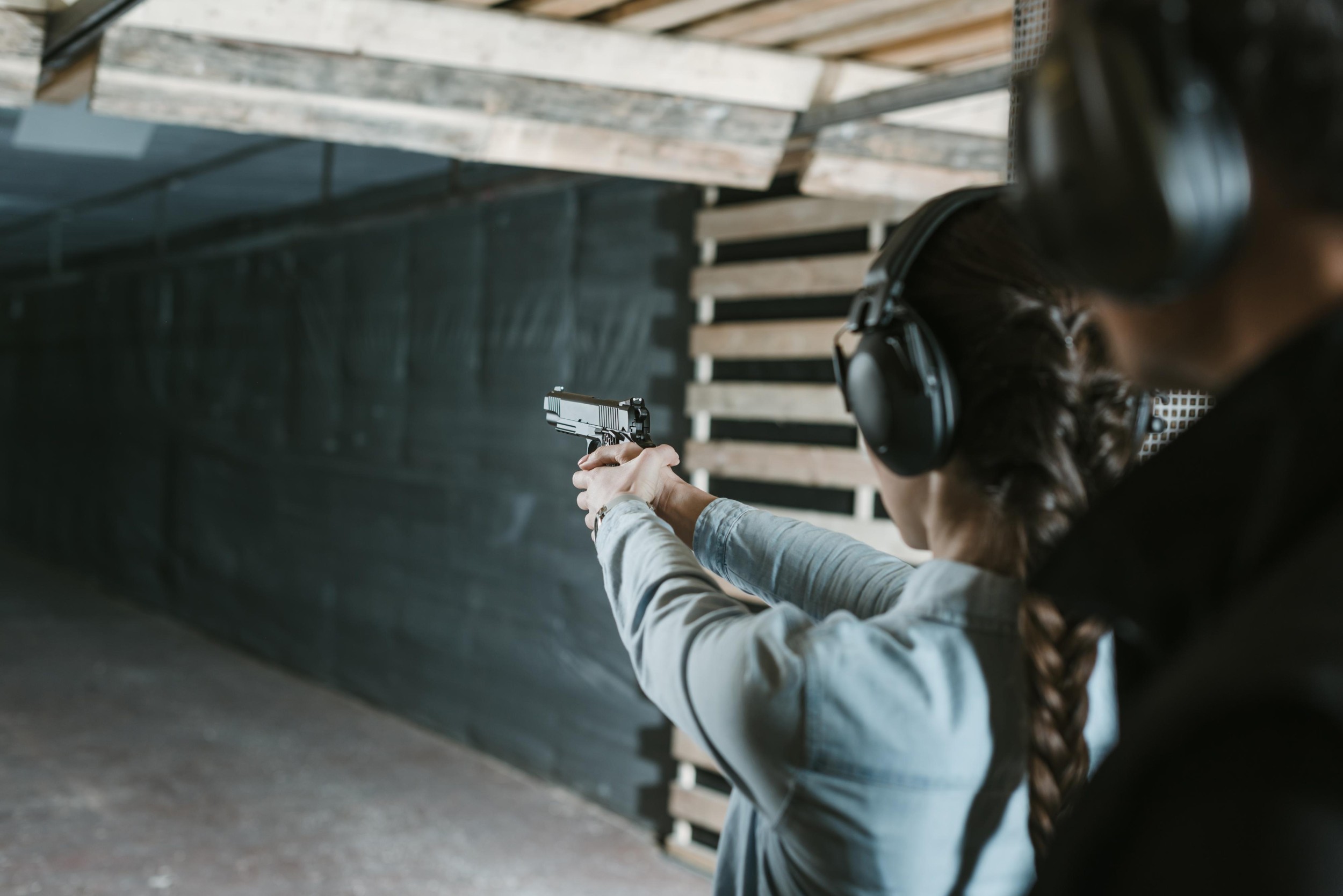 Shooting Guns Topless