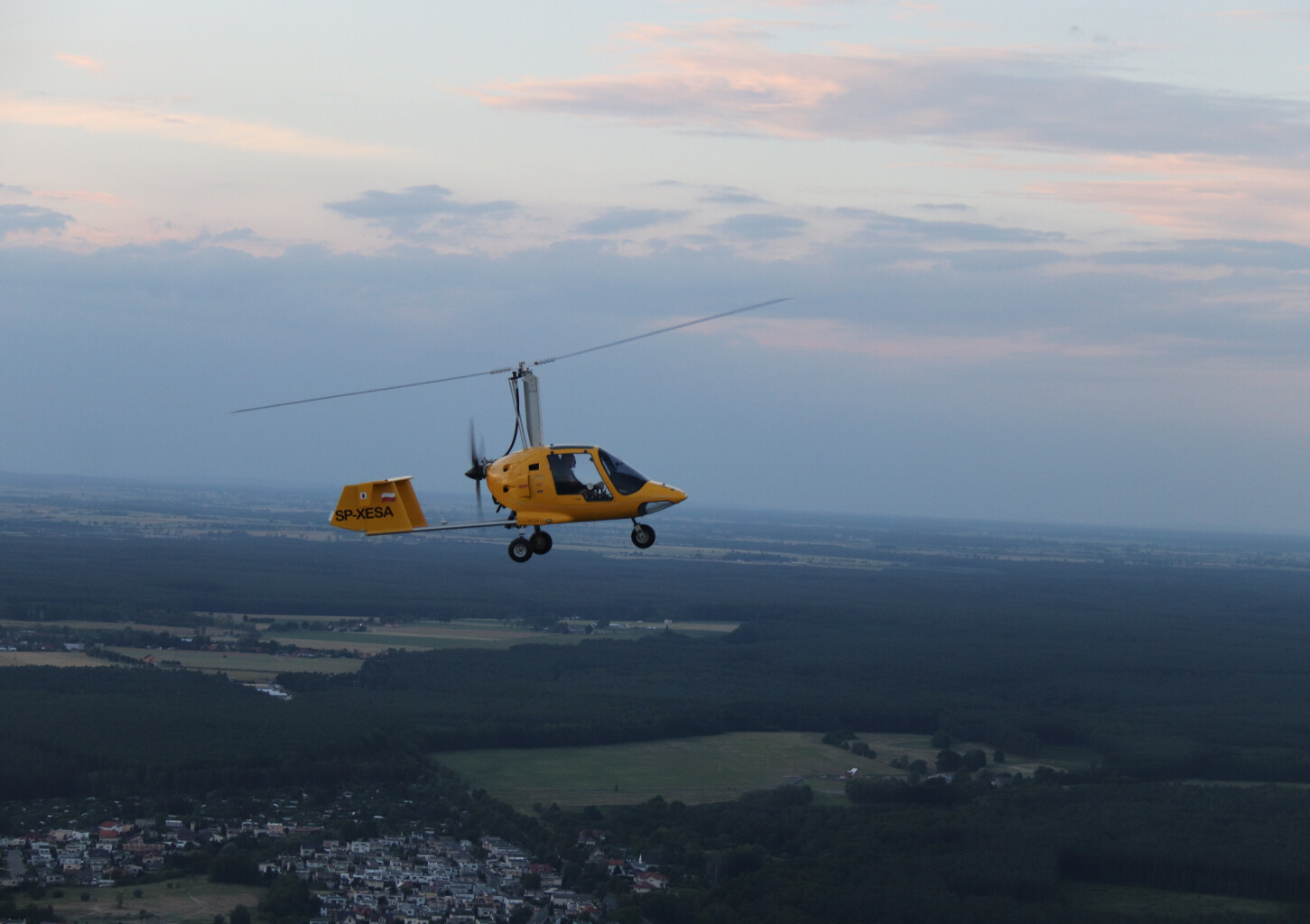 Lot Widokowy Wiatrakowcem (15 min) | Piła