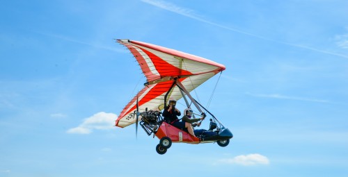 Lot Motolotnią z Filmowaniem (60min) | Gorzów Wielkopolski - prezent dla pary _P