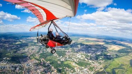 Lot Motolotnią z Filmowaniem (60min) | Gorzów Wielkopolski - prezent dla pary _P