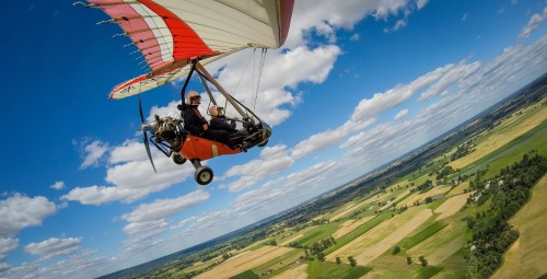Lot Motolotnią dla Dwojga (30min) | Gorzów Wielkopolski -prezent dla pary _P